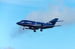 G-FRAP @ EGQL - Cobham - Dassault Falcon 20DC @ Leuchars Station, Scotland - by Keenan Carr