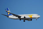 JU-1015 @ YPPH - Boeing 737-800 cn41318 Ln 4902. MIAT Mongolian Airlines name Guyug Khaan final runway 21 YPPH 13 March 2021 - by kurtfinger