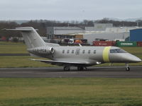 LX-PCA @ EGBJ - Back Tracking Runway 27 at Gloucestershire Airport. - by James Lloyds