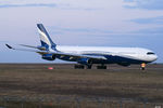 9H-SUN @ LOWW - HiFly Malta Airbus A340-313X - by Thomas Ramgraber