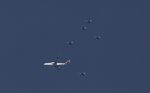 ZZ336 - ZZ336 Just of the Isle of Man doing AAR in AARA13 with 5 Typhoons - by Andrew