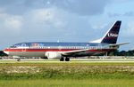 N336US @ KFLL - Departure of USAir B733 - by FerryPNL