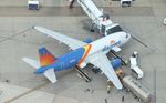 N338NV @ KRFD - Airbus A319-111 - by Mark Pasqualino