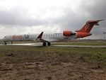 5N-BWK @ EHBK - Ibom Air CL900 being towed to its storage location - by FerryPNL