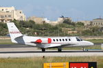 N505MS @ LMML - Cessna 550B Citation Bravo N505MS Maghreb Air Services - by Raymond Zammit