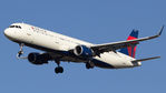 N348DN @ KAUS - Delta A321 landing on 17L - by Caden Glasgow