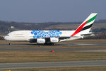 A6-EOT @ LOWW - Emirates Airbus A380 - by Thomas Ramgraber