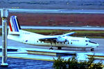 F-BSUM @ LFBD - F-BSUM   Fokker F-27-500 Friendship [10447] (Air France-Poste) Bordeaux-Merignac~F 20/09/1982