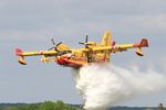 F-ZBFS @ LFFQ - Canadair CL-415, fire extinguishing exercise, La Ferté-Alais airfield (LFFQ) Air show 2016 - by Yves-Q