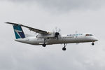 C-GJEN @ CYXX - Landing on 19 in a typical west coast wind storm - by Guy Pambrun