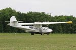 N9767 @ LFFQ - Consolidated Vultee PBY-5A Catalina, Landing, La Ferté-Alais airfield (LFFQ) Air show 2016 - by Yves-Q