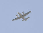 G-RVLG @ EGFH - Coastguard 63 overhead Runway 04 at 4000 feet returning to base. - by Roger Winser
