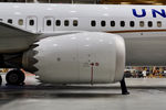 N27509 @ KSFO - CFMI LEAP-1B engine SFO 2021.