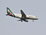 EI-IMJ @ EGLL - Airbus A319-112 on finals to 9R London Heathrow. - by moxy