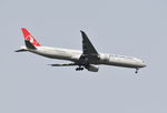 TC-JJS @ EGLL - Boeing 777-3F2/ER on finals to 9R London Heathrow.