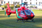G-WASC - Off airport. Wales Air Ambulance helicopter (Helimed 57). Swansea, Wales, UK - by Roger Winser