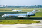 TC-AJV @ EDDL - Torosair B727, one of many short lived Turkish airlines. Airframe w/o 1989 as a result of take-off incident in Ankara. - by FerryPNL