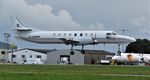 D-CBIN @ EGJB - Just about to touch down on Rwy 27 at GCI