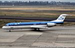PH-KLE @ EDDL - Fokker 100 F28-0100 - KL KLM KLM - 11270 - PH-KLE - 12.1996 - DUS - by Ralf Winter