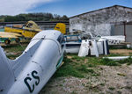 CS-AZJ - The dismantled plane, found in a backyard of a residence. - by João Pereira