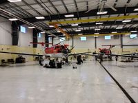 C-FKAB @ CYSB - just arrived (along with another PC-12 from ZA same source) in hangar at CYSB - undergoing maintenance and conversion to new owner - by Russell MacDonald