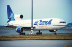 C-FTNA @ TLS - Toulouse 20.6.2002.After contact with a  hailstorm. - by leo larsen