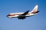 N471GB @ KLAX - AirCal B732 on short finals - by FerryPNL