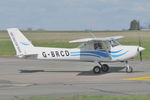 G-BRCD @ EGSH - Leaving Norwich for North Weald.