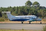 F-HBCB @ LFBD - Raytheon Aircraft Company 1900D, Lining up rwy 05, Bordeaux Mérignac airport (LFBD-BOD) - by Yves-Q