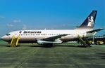 G-AZNZ @ EHEH - Britannia B732 on a sports charter - by FerryPNL