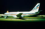 G-BADP @ EHRD - Britannia B732 waiting for football (soccer) supporters. - by FerryPNL