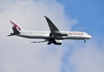 A7-BHE @ EGLL - Boeing 787-9 Dreamliner on finals to 9R London Heathrow. - by moxy