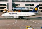D-ABII @ EDDF - Boeing 737-530 - LH DLK Lufthansa 'Lörrach' - 24822 - D-ABII - 03.1997 - FRA - by Ralf Winter