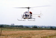 F-BRHV - Agusta Bell 47G2 F-BRHV was before F-BHGK french gendarmerie, built July 1956. - by J. Savard