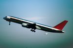 N504US @ KLGA - Northwest Orient B752 taking-off - by FerryPNL