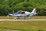 F-GTZH @ LFRB - Robin DR-400-120 Petit Prince, Landing Rwy 25L, Brest-Bretagne Airport (LFRB-BES) - by Yves-Q