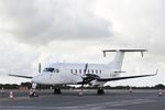 F-HBCB @ LFRB - Raytheon 1900D, Parked, Brest-Bretagne airport (LFRB-BES) - by Yves-Q