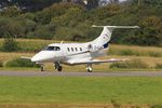 D-ILAP @ LFRB - Embraer EMB-500 Phenom 100, Take off run rwy 25L, Brest-Bretagne airport (LFRB-BES) - by Yves-Q