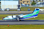 JA802B @ RJFF - JA802B   De Havilland Canada DHC-8-201 Dash 8 [579] (Oriental Air Bridge} Fukuoka~JA 31/10/2015 - by Ray Barber
