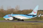 OO-JOS @ LFRB - Boeing 737-7K5, Lining up rwy 25L, Brest-Bretagne airport (LFRB-BES) - by Yves-Q