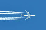 N615UP @ EGFH - OTT. UPS Boeing 747-8F eastbound at 35000 feet. - by Roger Winser
