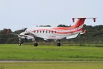 F-HETS @ LFRB - Raytheon Aircraft Company 1900D, Landing rwy 25L, Brest-Bretagne Airport (LFRB-BES) - by Yves-Q