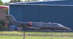 G-USHA @ EGKB - Gunmetal grey Learjet parked at Biggin Hill, Kent - by Chris Holtby
