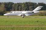F-HMBG @ LFRB - Cessna 525A CitationJet CJ2, Take off run rwy 25L, Brest-Bretagne airport (LFRB-BES) - by Yves-Q