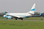 SP-ENT @ LFRB - Boeing 737-8AS, Take off run rwy 25L, Brest-Bretagne airport (LFRB-BES) - by Yves-Q