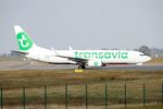 F-GZHJ @ LFRB - Boeing 737-86J, Reverse thrust landing rwy 06, Paris-Orly airport (LFPO-ORY) - by Yves-Q