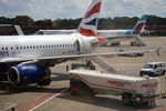 G-EUOA @ EDDT - Airbus A319-131 on the ramp at Berlin Tegel. - by moxy