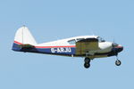 G-ARJU @ EGSH - Arriving at Norwich. - by keithnewsome