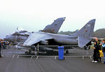 ZD409 @ EGXW - ZD409   BAe Harrier GR.7 [P38] (Royal Air Force) RAF Waddington~G 01/07/1995 - by Ray Barber