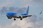 G-TUKC @ EGSH - Landing at Norwich. - by Graham Reeve